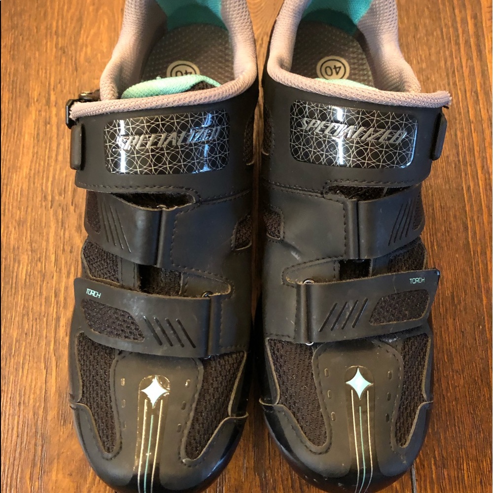 Specialized Torch cycling shoes with Look Clips